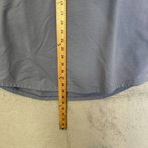 Bylt Shirt Mens XL Drop Cut Premium Basics Blue Short Sleeve T Shirt Performance - Picture 6 of 7